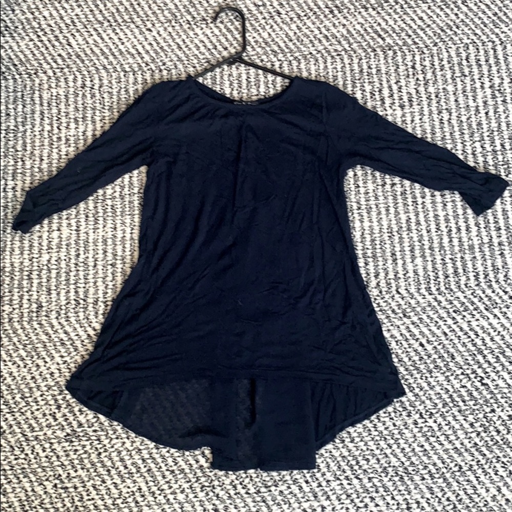 Kim & Cami long sleeve shirt - blue - small